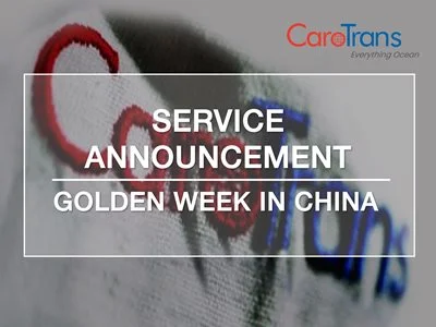 Service Announcement | Golden week in China 2023